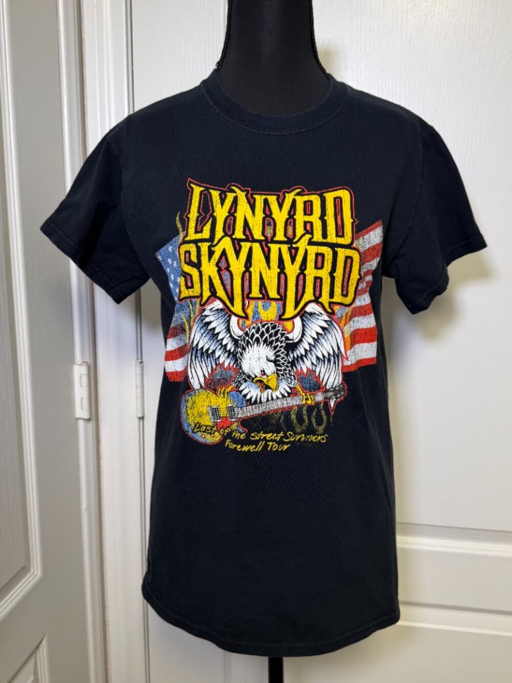 Lynyrd Skynyrd Last of the Street Survivors Farewell Tour Tee Size S